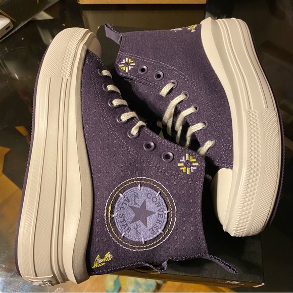 NWT Converse High Top Platform Sneakers - Picture 7 of 8